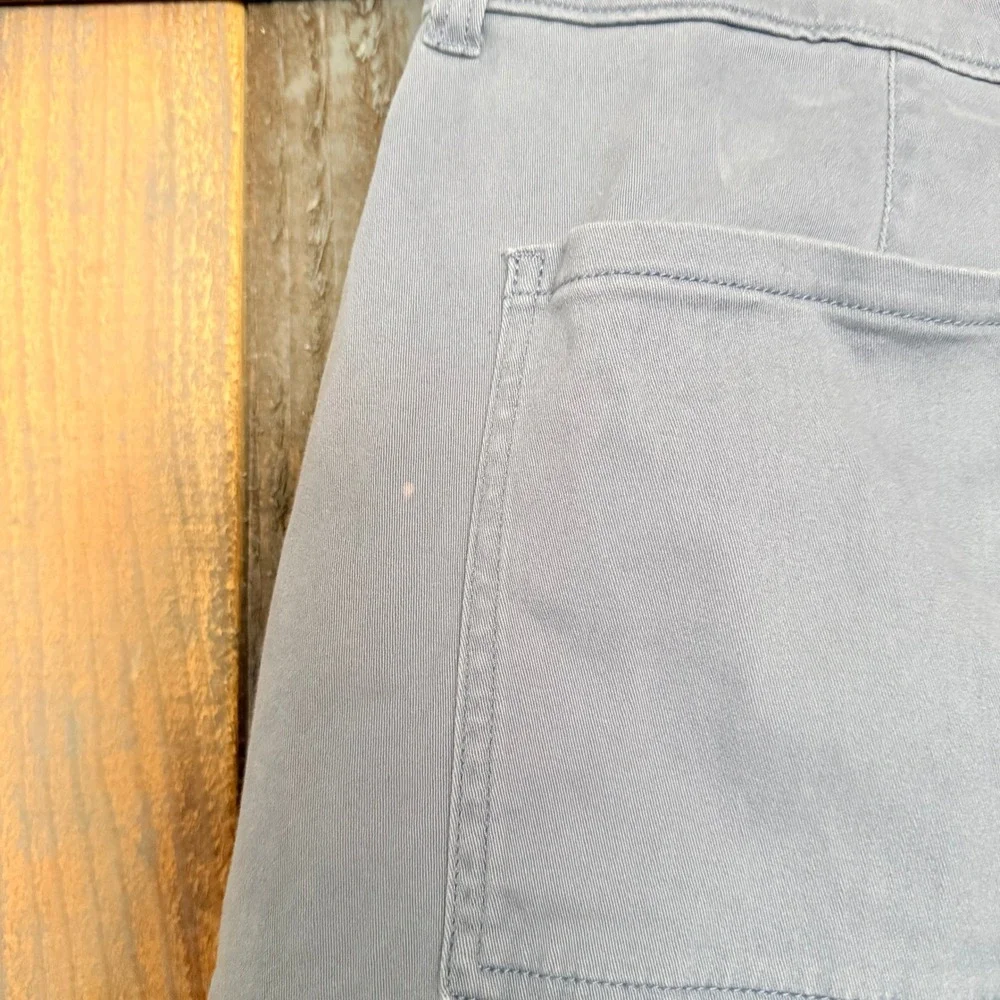 Hollister Mens Cargo Pants‎ Grey Blue Straight Leg Utility Trousers 34x28